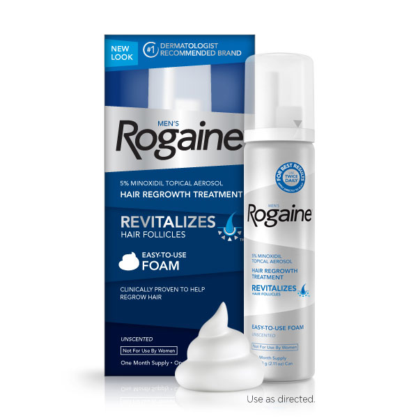 how to use rogaine 5 foam